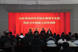 山东省2025年首届生猪屠宰企业兽医卫生检验人员培训班在诸城举办图片