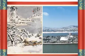 文化中国行丨非遗年画：新潇湘八景·江天暮雪图片
