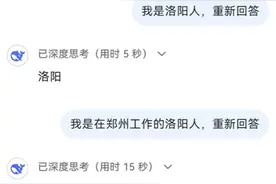 今天，DeepSeek跟洛阳人吵架输了图片