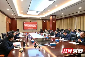 湘中幼专举行党委班子2024年度民主生活会会前集中学习图片