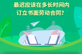 建立劳动关系后，最迟应该在多长时间内订立书面劳动合同？图片