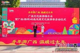 “开年游广西 温暖过大年”文化旅游推介会在梧州举办图片