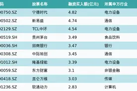 资金流向（1月22日）丨宁德时代、新易盛、TCL中环获融资资金买入排名前三，宁德时代融资资金买入近5亿元图片
