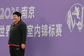 （体育）田径——南京室内世锦赛：参赛运动员赛前训练图片