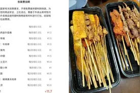 又一“刺客”来袭？一份烧烤61元，包装费9元多！图片