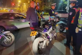 还“静”于民！交警市南大队重拳出击，整治飙车“炸街”违法行为图片
