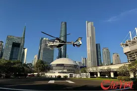 仅需18分钟！首条白云机场-广州海心沙低空飞行往返航线首飞图片
