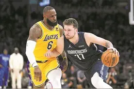东契奇前往湖人联手詹姆斯，NBA史上首次出现上赛季最佳阵容球员互换东家图片