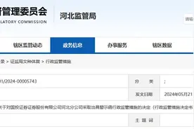 国投证券河北分公司遭警示图片
