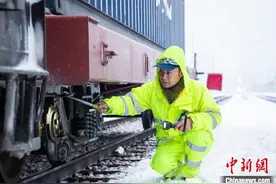 （新春走基层）探访华南地区最大铁路货车“体检中心”：风雪中昼夜坚守图片