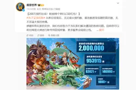 《魔兽世界》国服预约人数已达200万，具体回归时间仍未落定图片