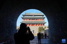 北京中轴线上的正阳门箭楼恢复向社会开放图片
