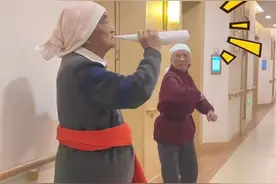 101岁老人在养老院拍短视频：拍一下午都不觉得累，想做的事还有很多，觉得时间不够用图片