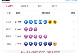 4月1日体彩中奖号码图片