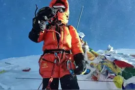 登顶珠峰的中国女高中生：登山看世界 将挑战徒步北极图片