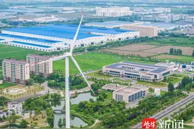 高质量发展调研行|绿色基因注入，盐城射阳有个零碳“世外桃源”图片
