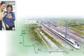 连通广州、佛山、肇庆、东莞、惠州5市，全长258公里，公交化运营——广东4条城际铁路贯通运营图片