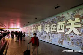 总长50米！广州首个“魅力岭南 韵味西关”时空隧道亮相图片