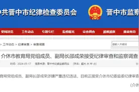 晋中一人接受审查调查图片