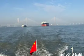民营造船进度拉满！江苏两艘“明星船舶”出江试航图片
