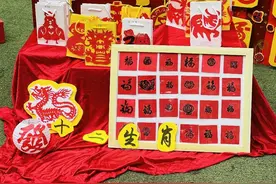 童绘精彩！江岸区实验汉口幼儿园举办新年画展活动图片