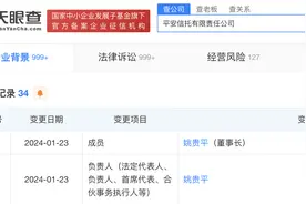 快讯！平安信托董事长变更图片