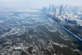 今年早了11天！松花江干流哈尔滨段封江图片