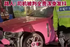 货车司机撞坏劳斯莱斯吓得发抖，女车主在旁淡定拍照，老公得知还很开心？图片