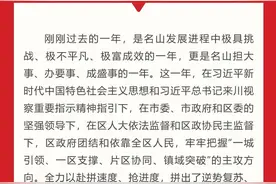 【两会关注】一图读懂 2025雅安市名山区政府工作报告图片
