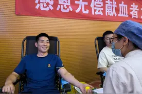火焰蓝为生命“加油”！丰台64名消防员献血12800毫升图片
