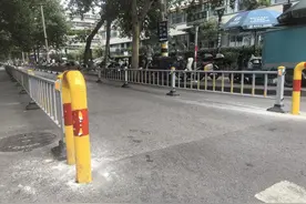 方便群众就医，山东省立医院附近的纬七路畅通了图片