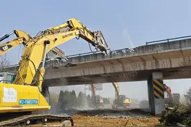 最新！青岛高速公路建设史上规模最大、难度最高的拆除任务顺利完成图片