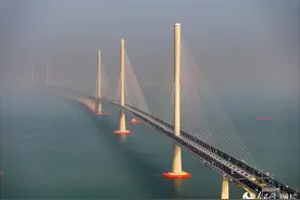 粤港澳大湾区又添大通道 黄茅海跨海通道通车图片