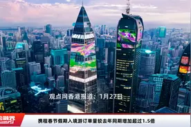 携程春节假期入境游订单量较去年同期增加超过1.5倍视频封面