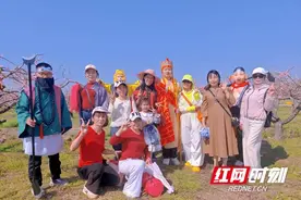 大通湖区北洲子镇：春日花海+西游奇缘+桃林音乐会 农文旅融合催生“花经济”图片