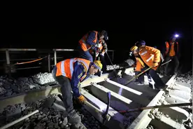 陇海铁路甘肃段开启集中修施工#图片