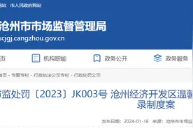 警告、罚款2万！沧州经开区一美容店未建立进货查验记录制度受处罚图片