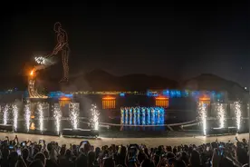 亚运文艺演出在湘湖亮相，电力护航亚运火炬再次点燃图片