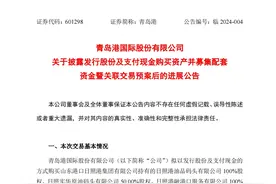 青岛港：整合日照港、烟台港旗下资产正在有序推进图片