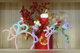 我嘉手工课 |“ 2025”蛇发箍图片