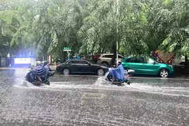 受暴雨积水影响  海口市多条公交线路临时暂停发班或绕行图片