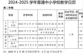 广西多地中小学、高校寒假时间公布！图片
