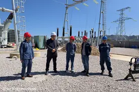 南方电网都匀罗甸供电局：主动走访风电建设项目部 靠前服务助推项目“加速跑”图片