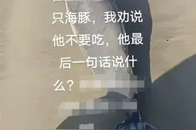 游客在海边要拖走鲸豚类动物尸体，广东惠东回应：搁浅后死亡，已进行无公害处理图片