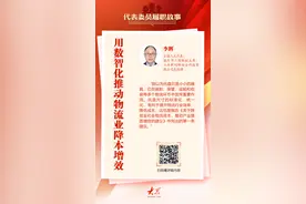 代表委员履职故事丨李辉：用数智化推动物流业降本增效图片