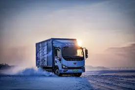 加速卡车电动化转型，宇通新能源卡车完成极寒挑战图片