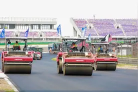 上海F1赛道起步，国产沥青20年迈入全球第一梯队图片