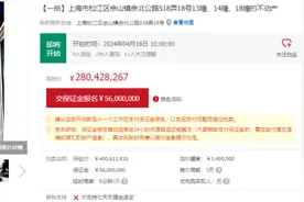 2.8亿元起！上海3栋别墅打7折拍卖 房主曾有两家上市公司图片