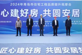 2024年青岛市住宅工程品质提升暨“匠心建好房 共圆安居梦”观摩活动成功举办图片