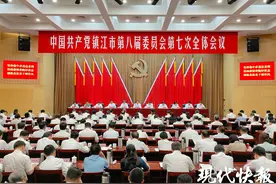 以更大视野格局因地制宜发展新质生产力，中共镇江市委八届七次全会召开图片